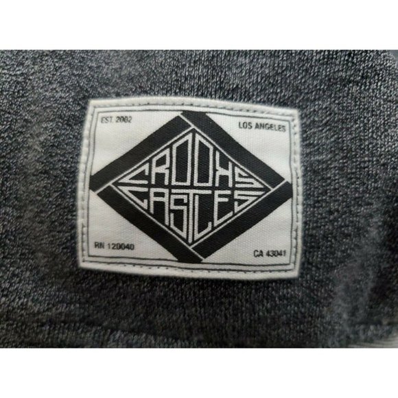 Crooks & Castles T.R.E. TMLL Trouble Varsity Baseball Jacket Grey Sz Mens Medium - Picture 3 of 8